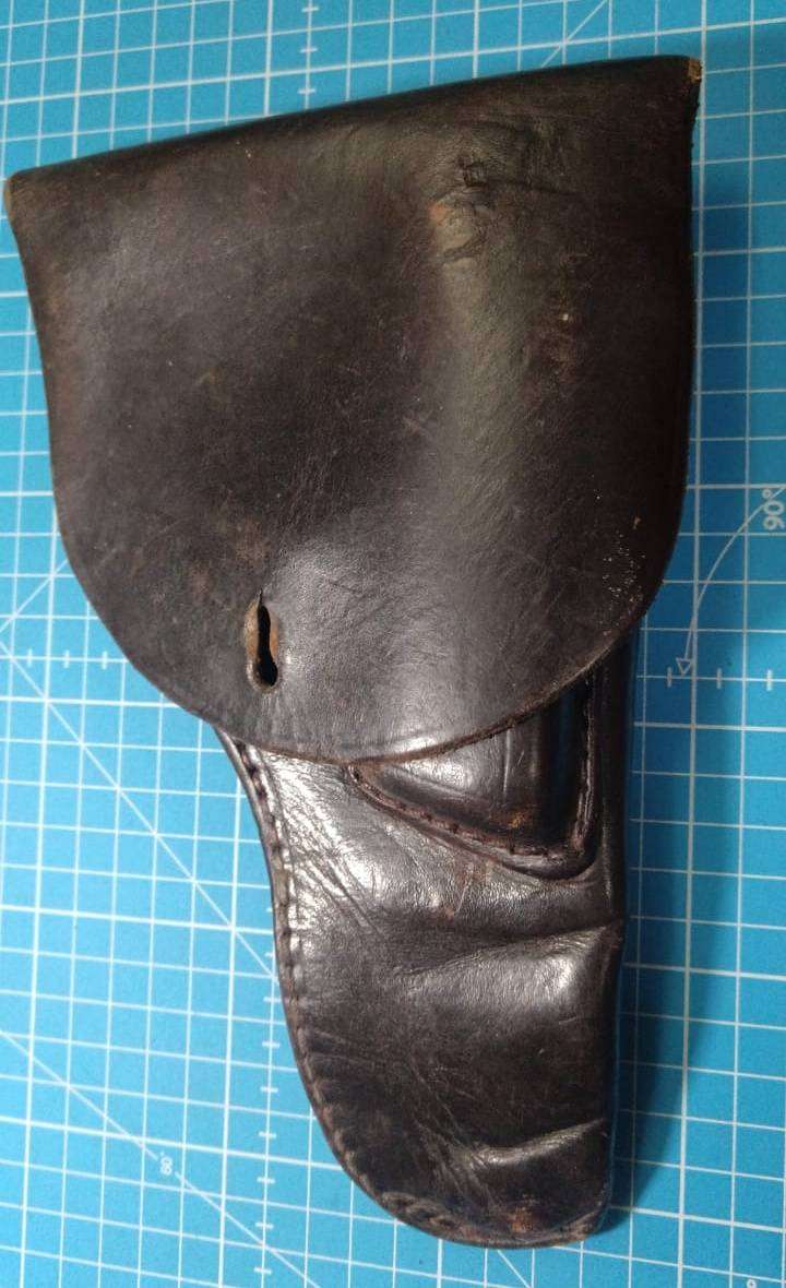 SADF - Leather Webbing Belt With Holster ( See Images )