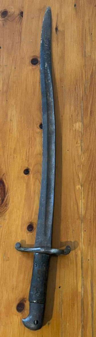 Viintage Double-Curved  "Yataghan" Bayonet Sword