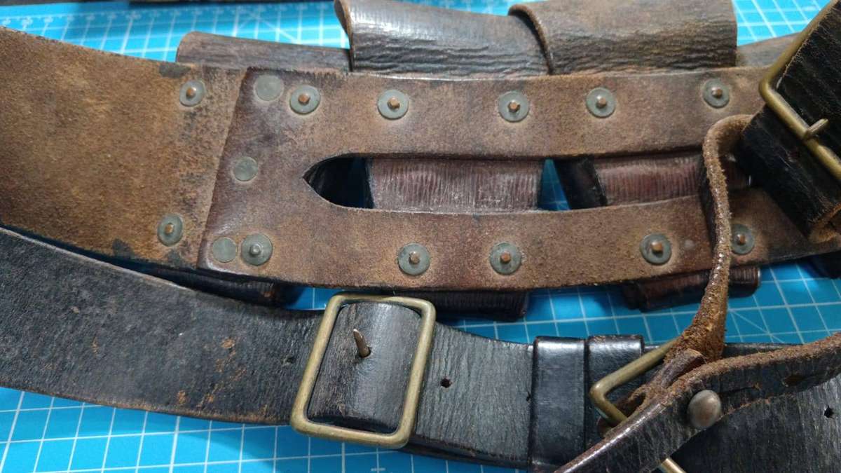 British Army 1903 Pattern MK2 50 Round Leather Bandolier