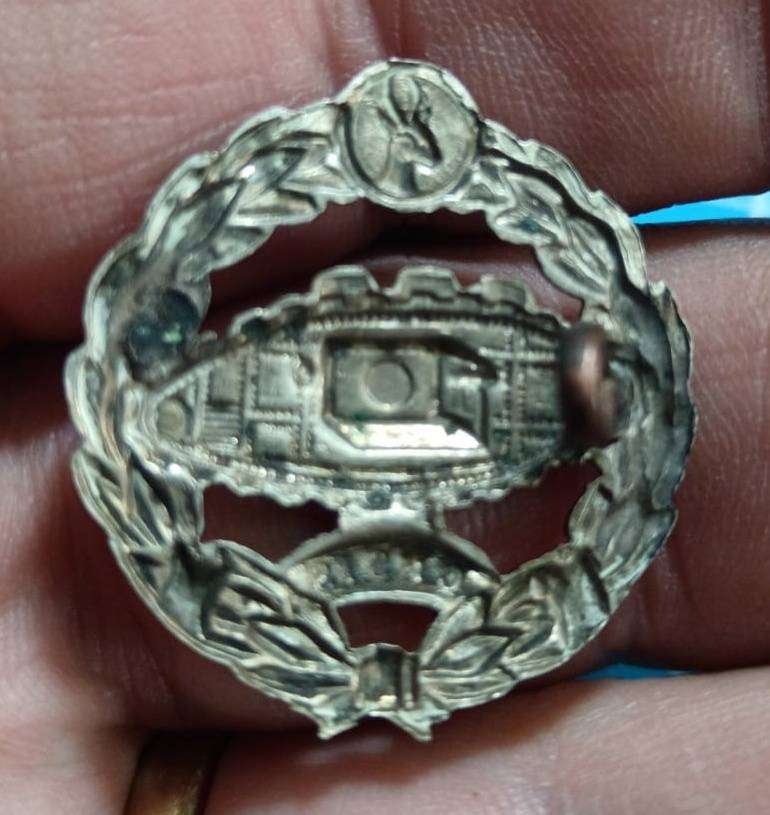 Tank Corps Collar Badge