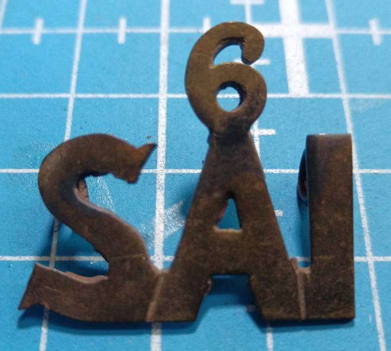 SADF - 6 SA Infantry Shoulder Title