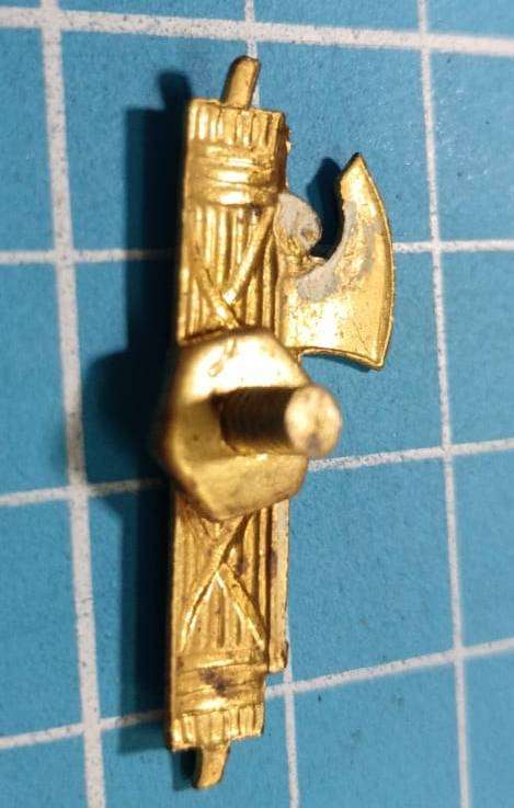 WW2 Italian Colonial Militia Collar Insignia Single