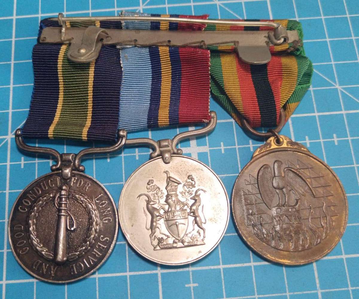 Rhodesia - Full Size B.S.A.P Long Service and Good Conduct Group:6175 S/O W.L Van Staden
