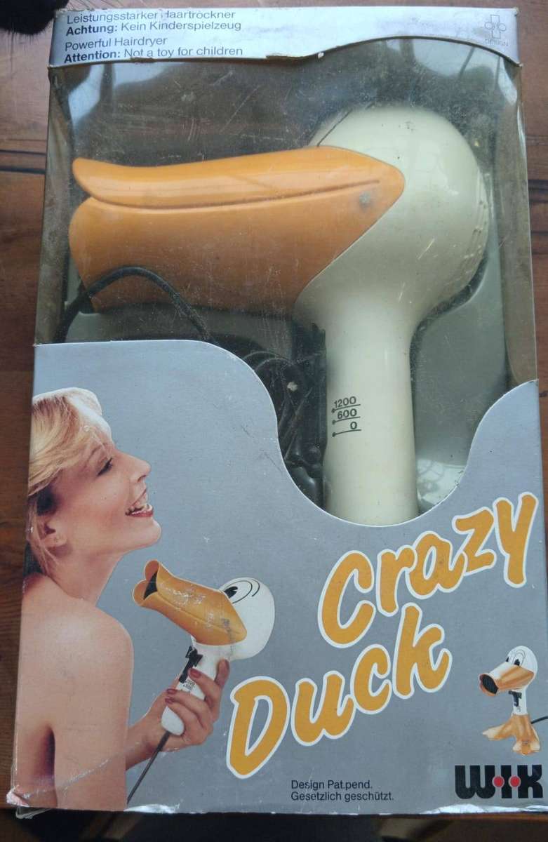 Vintage Duck And Dry Retro Daffy Hairdryer 90's in Original Box
