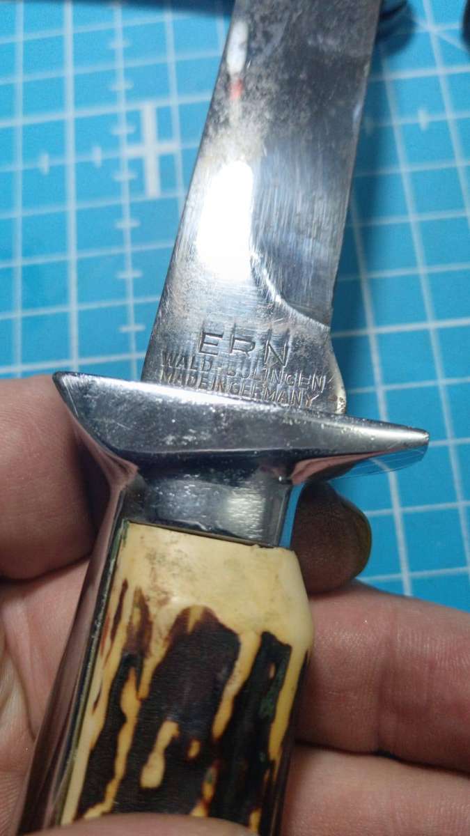 Vintage German Germany Solingen Ern Wald Hunting Knife