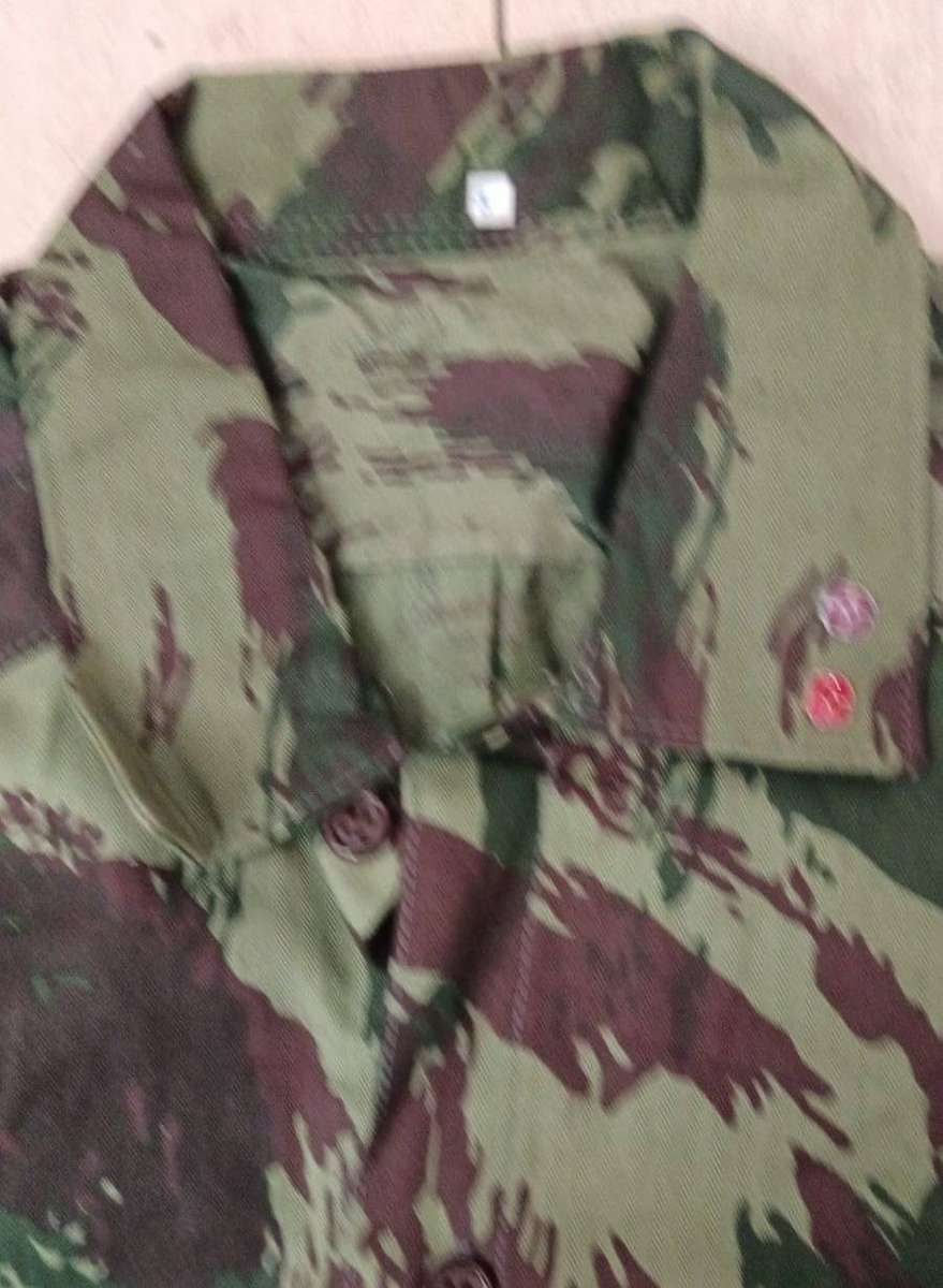 Border War Period - Portuguese Lizzard Shirt ( Top Condition )