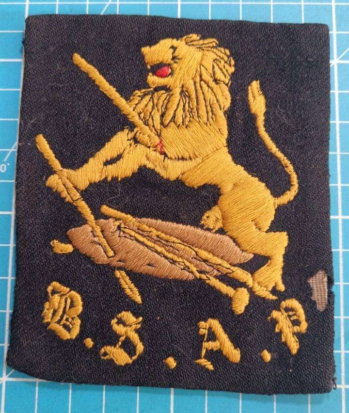 Rhodesia - BSAP Embroidered Badge