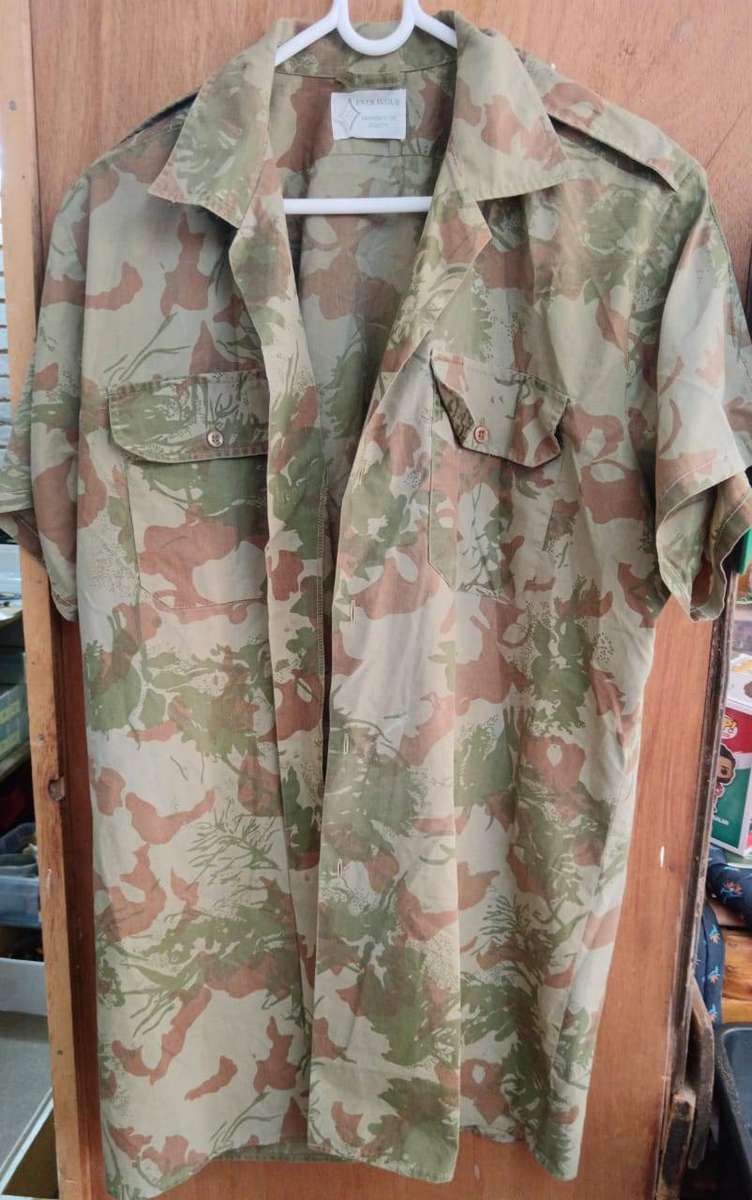 South African Police Special Task Force Camo Short Sleeve Shirt