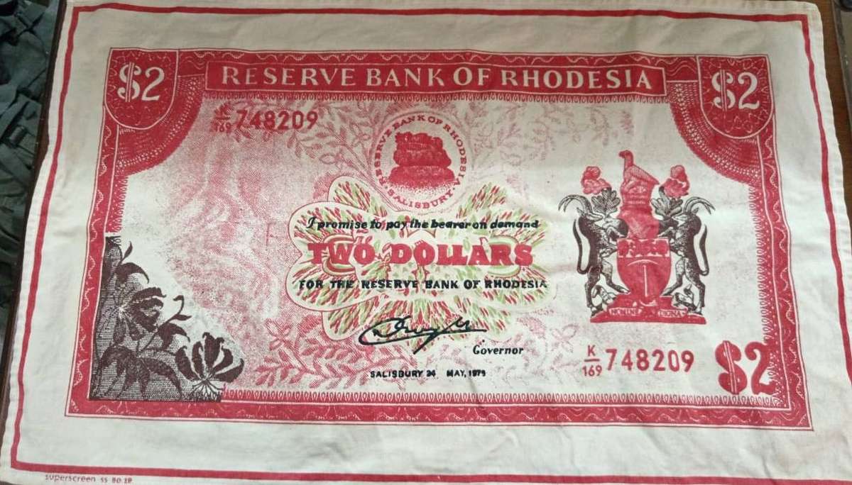 Original Period - Rhodesia Commemorative Tea Towel
