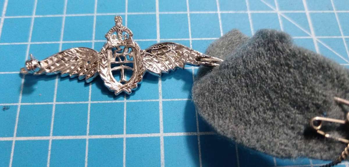 Rhodesia - Air Force Pilots Wing ( Sweatheart Brooch Pin )