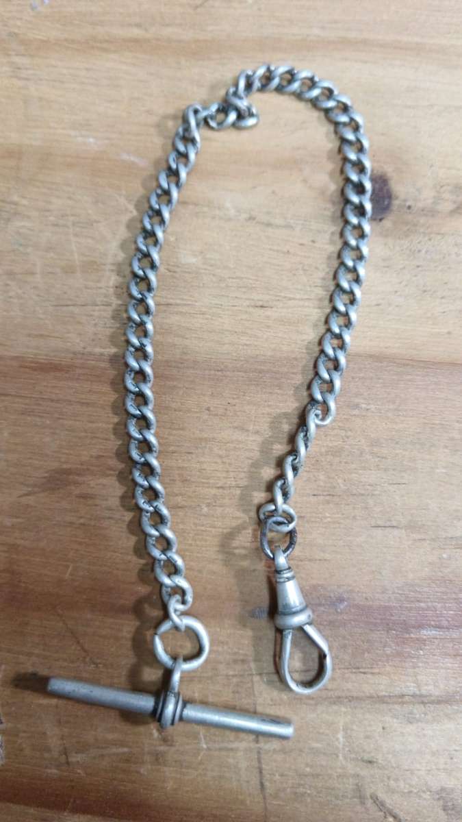 sterling silver fob chain