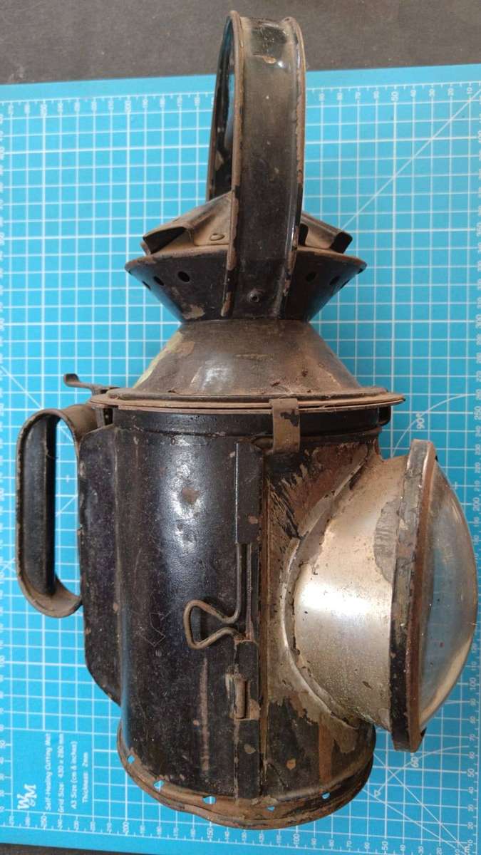 Vintage railway lamp