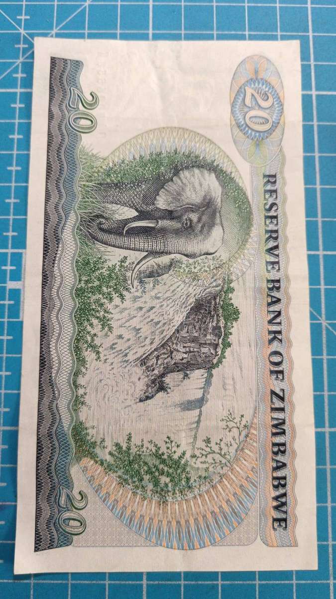 Zimbabwe $20 note