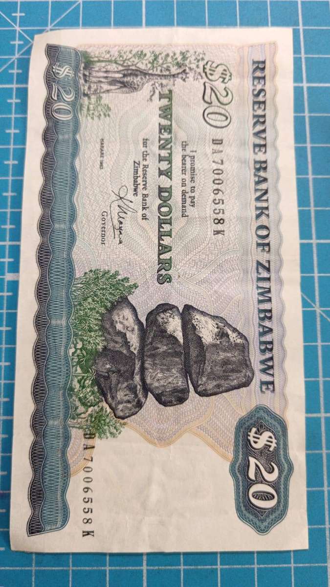 Zimbabwe $20 note