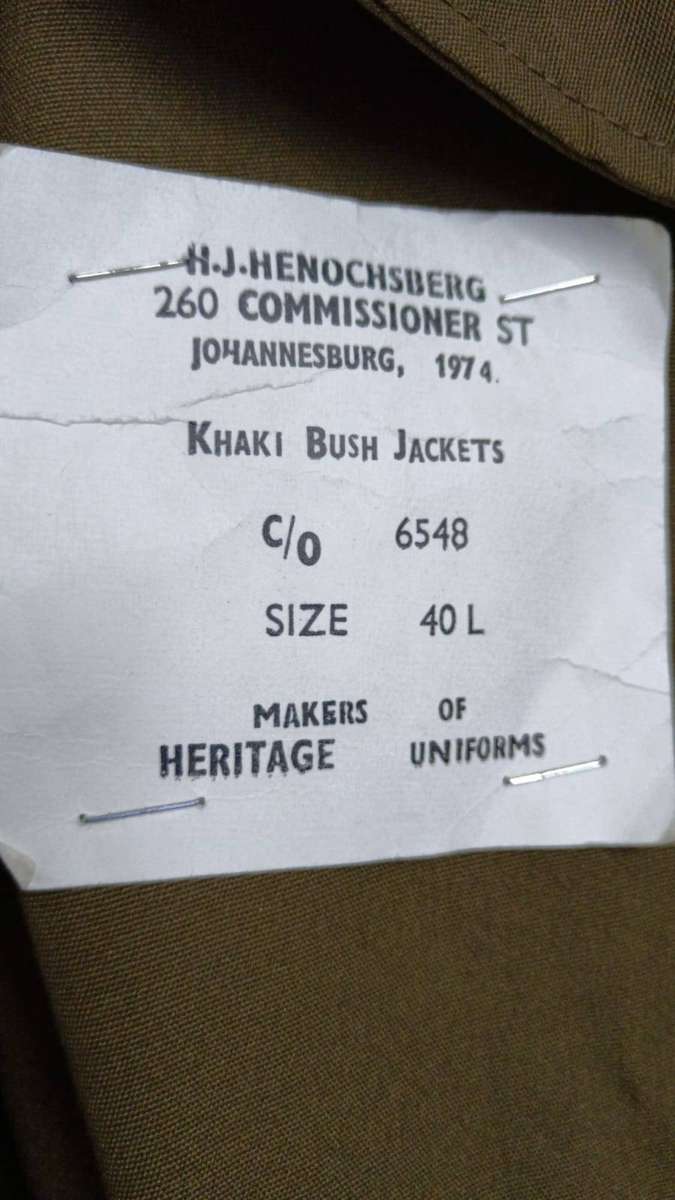 South African Railway SAS/SAR Button Shirt in Top Condition