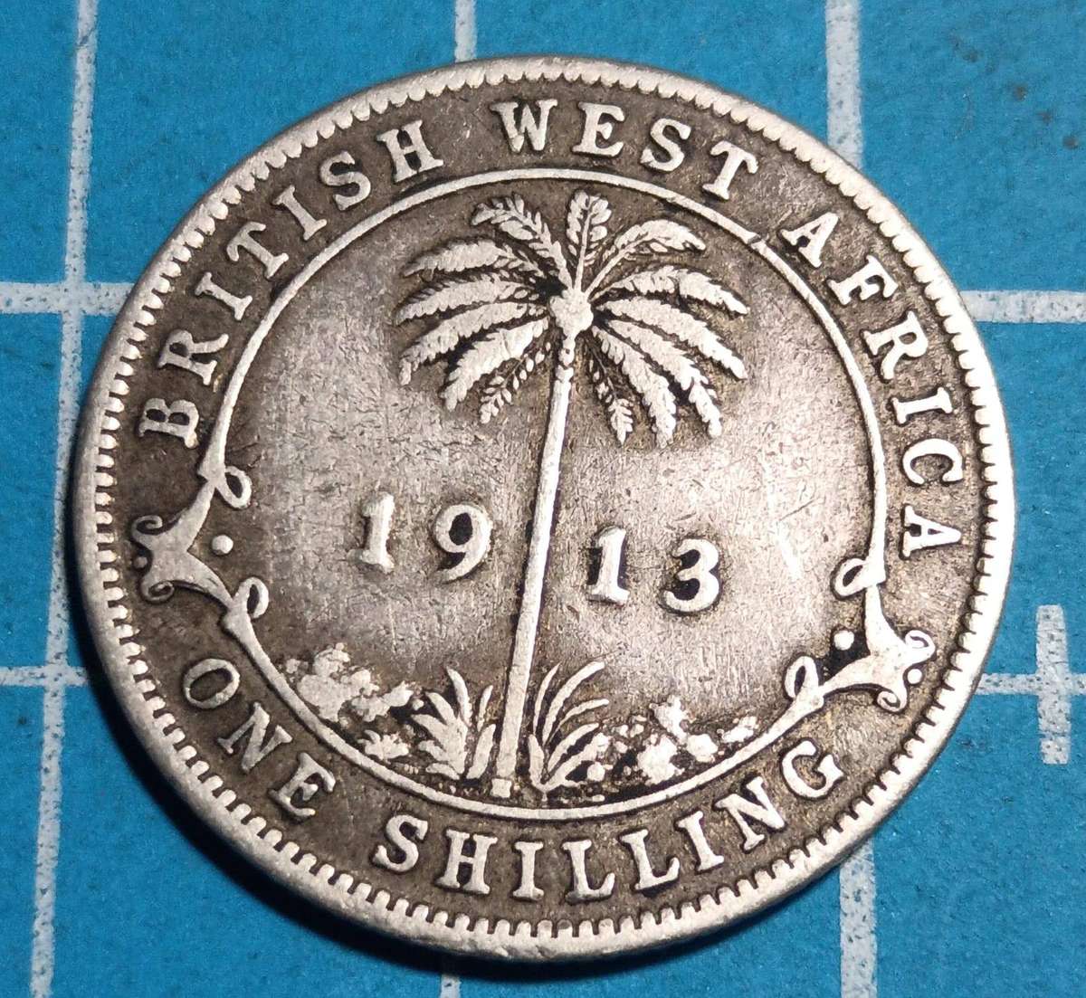 British West Africa 1 shilling from 1913