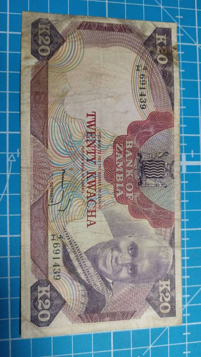 Zambia 20 Kwacha - 1970s
