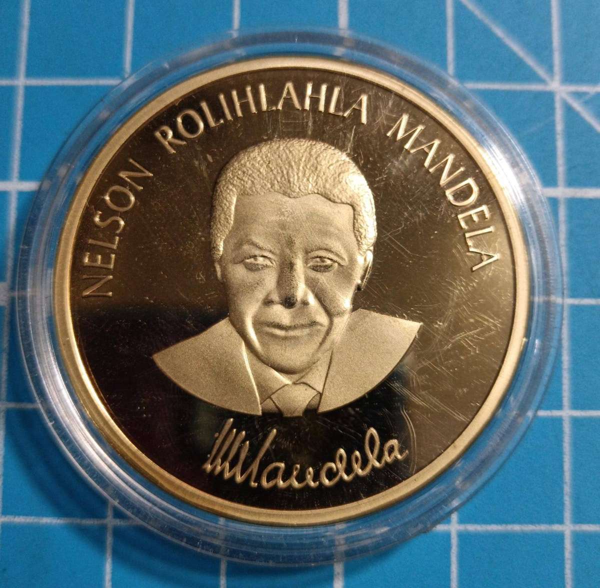 Long walk to Freedom medallion