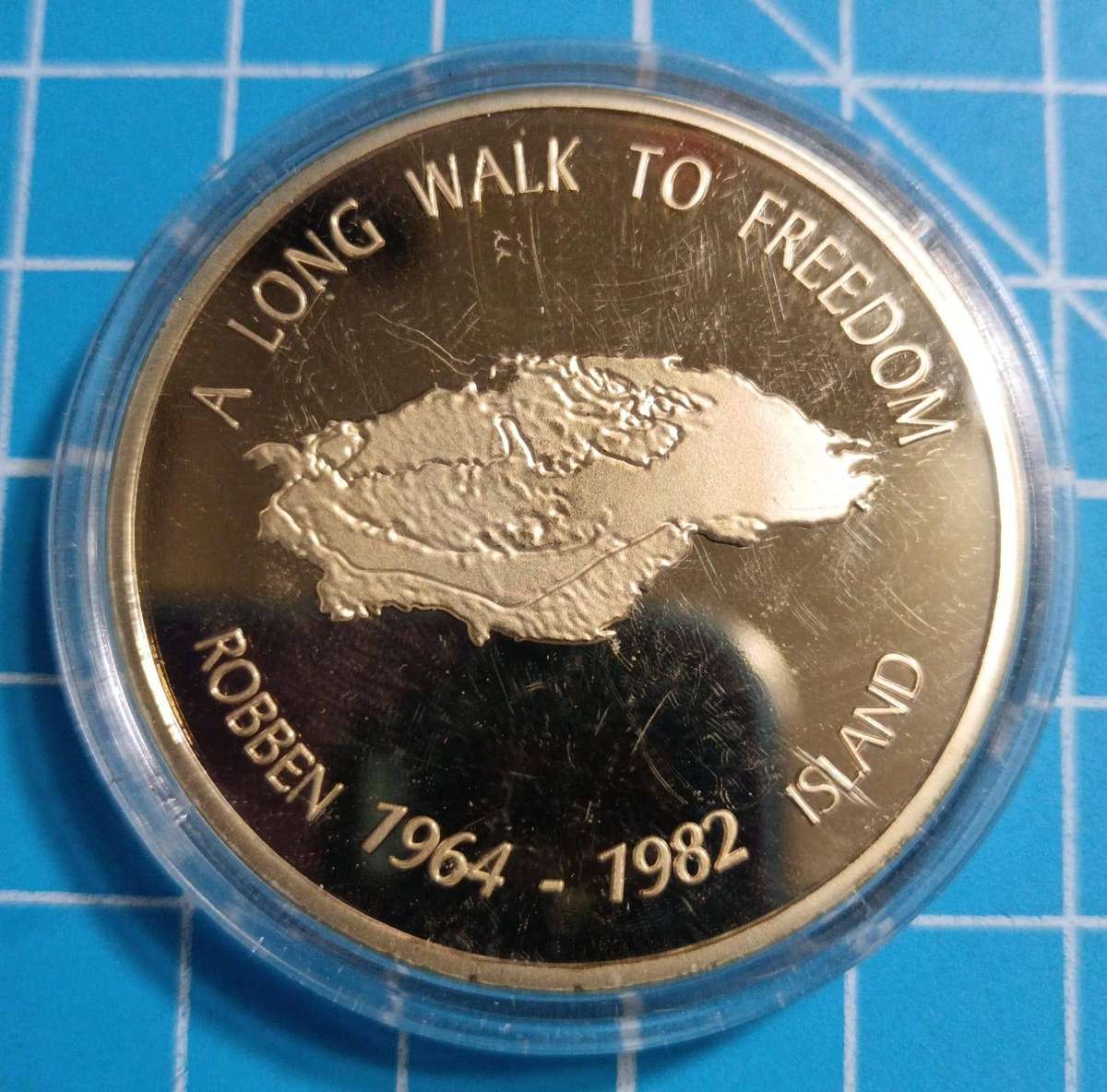 Long walk to Freedom medallion