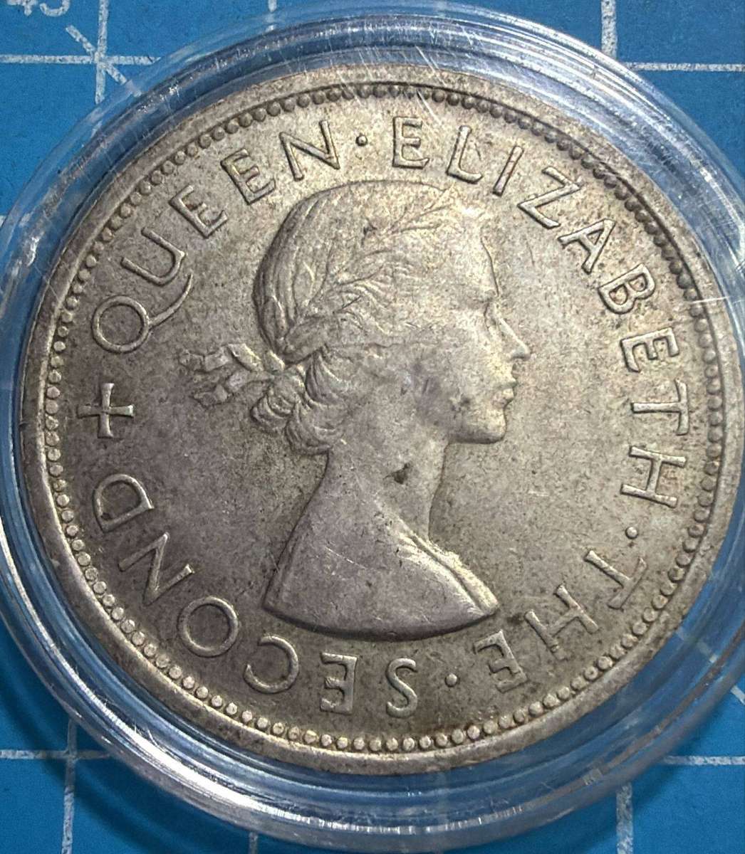 Southern Rhodesia 1953 silver crown