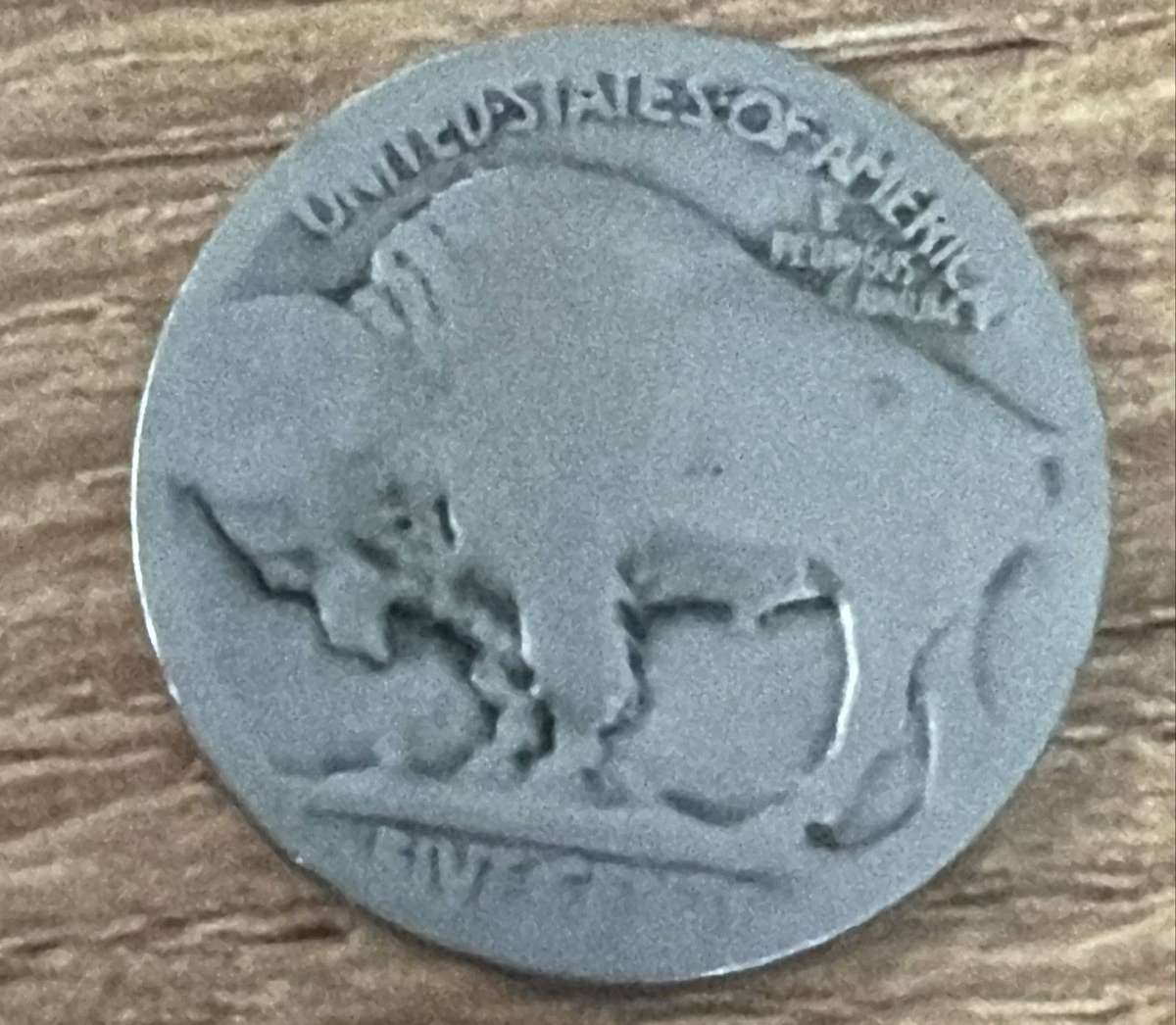 USA buffalo nickle