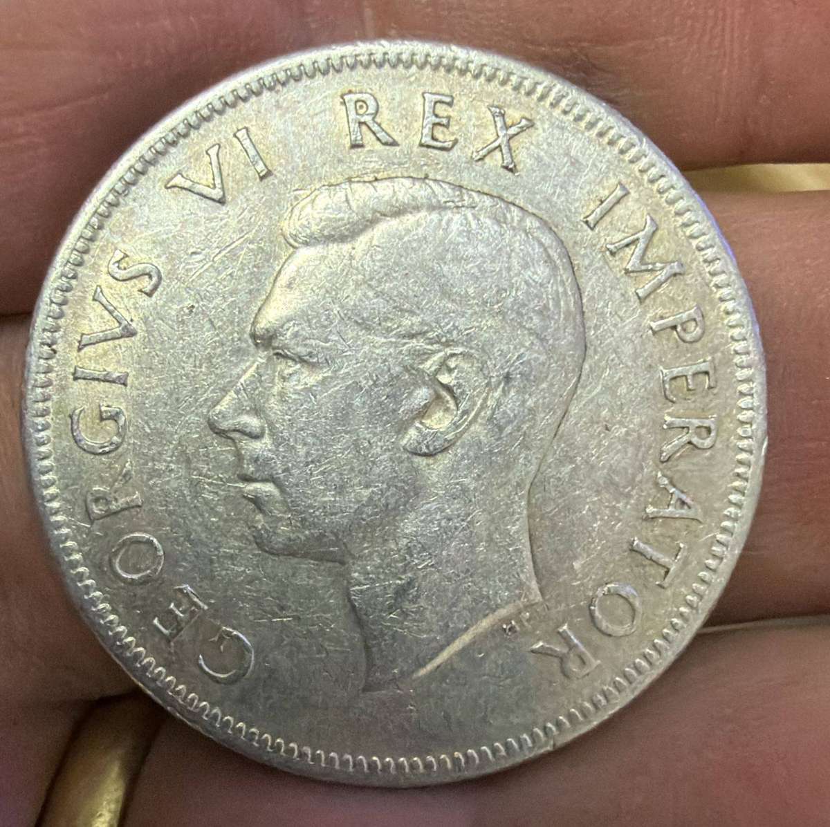 1938 half crown - silver