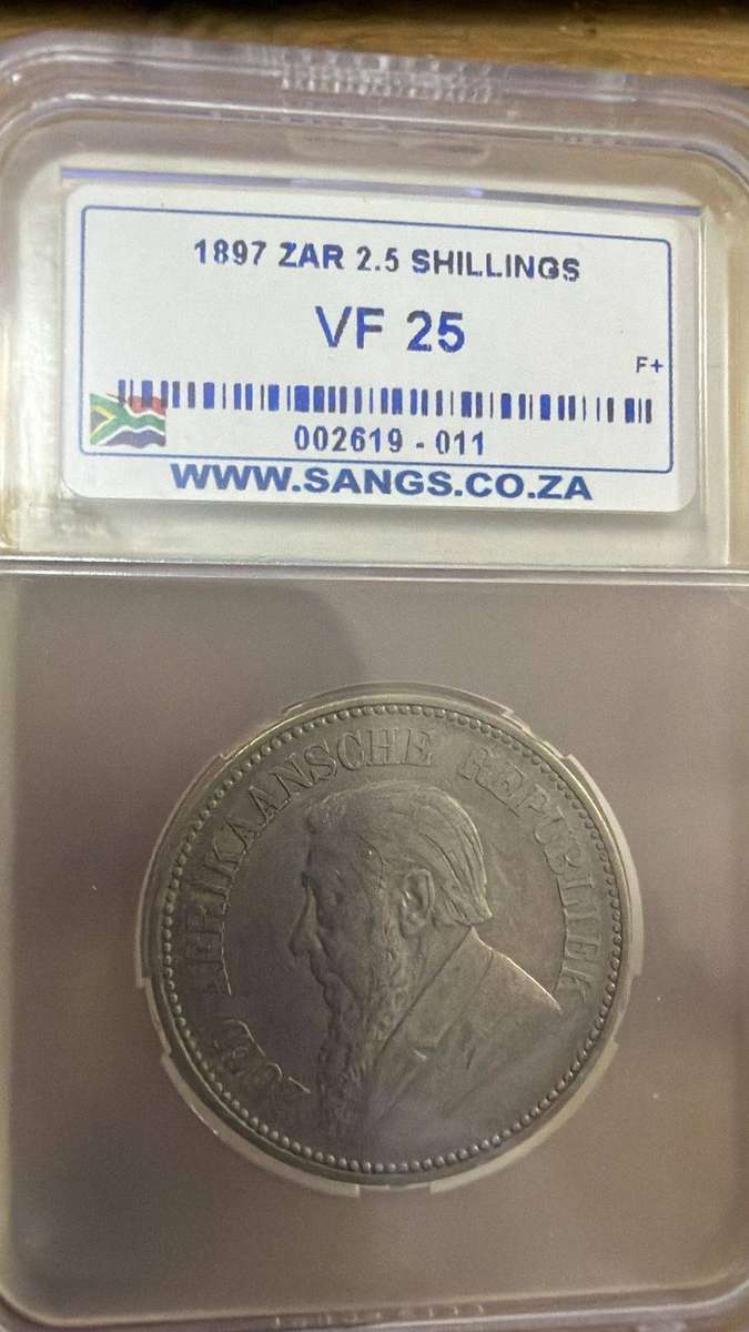 1897 half crown - graded VF25