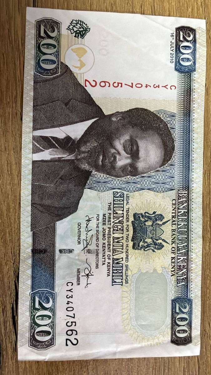 Kenya 200 shillings note