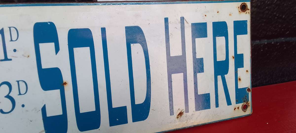 vintage cape argus sign,