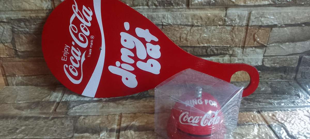 coca cola duo,, dingbat and ring for coke bell