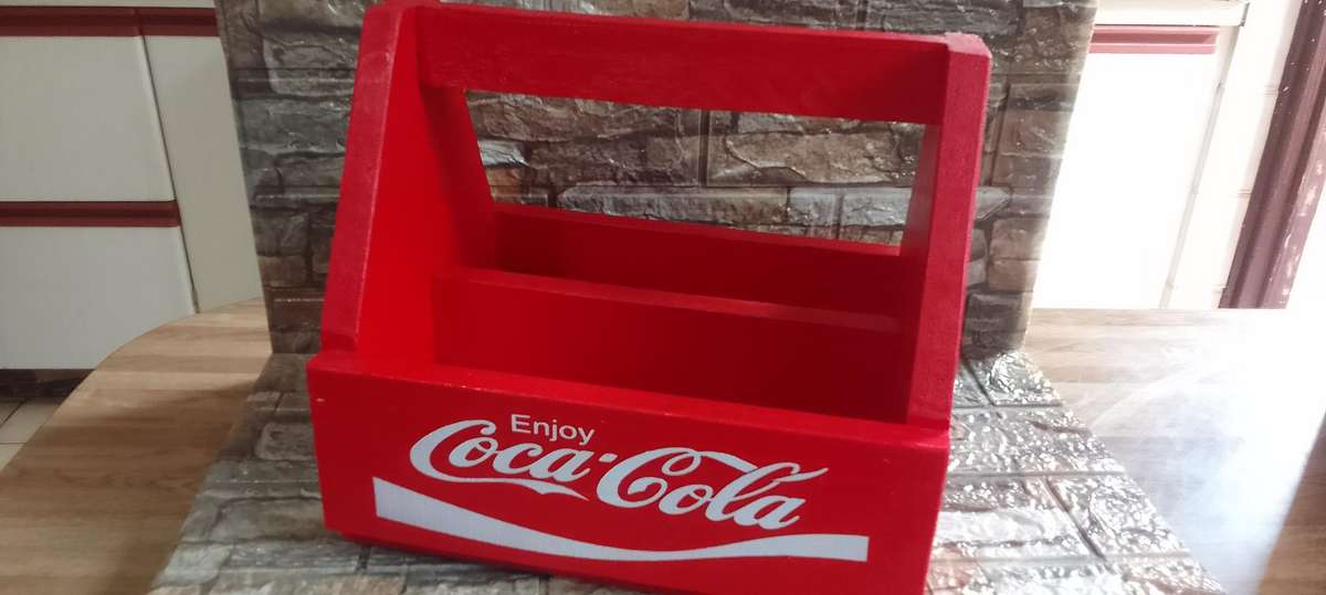 coca cola condiment carry crate
