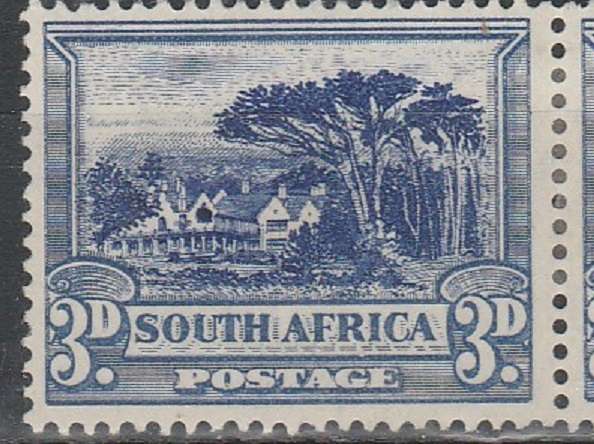 UNION OF SA: 3d: SACC 45: SHUTTERED WINDOW VARIETY: ROW 20/4: CV R1800:LMM 2 SCANS