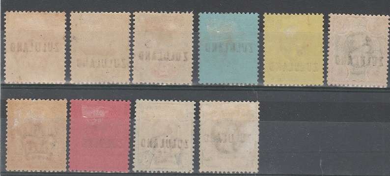 ZULULAND: 1888: SACC 1-10: LMM: 2 SCANS