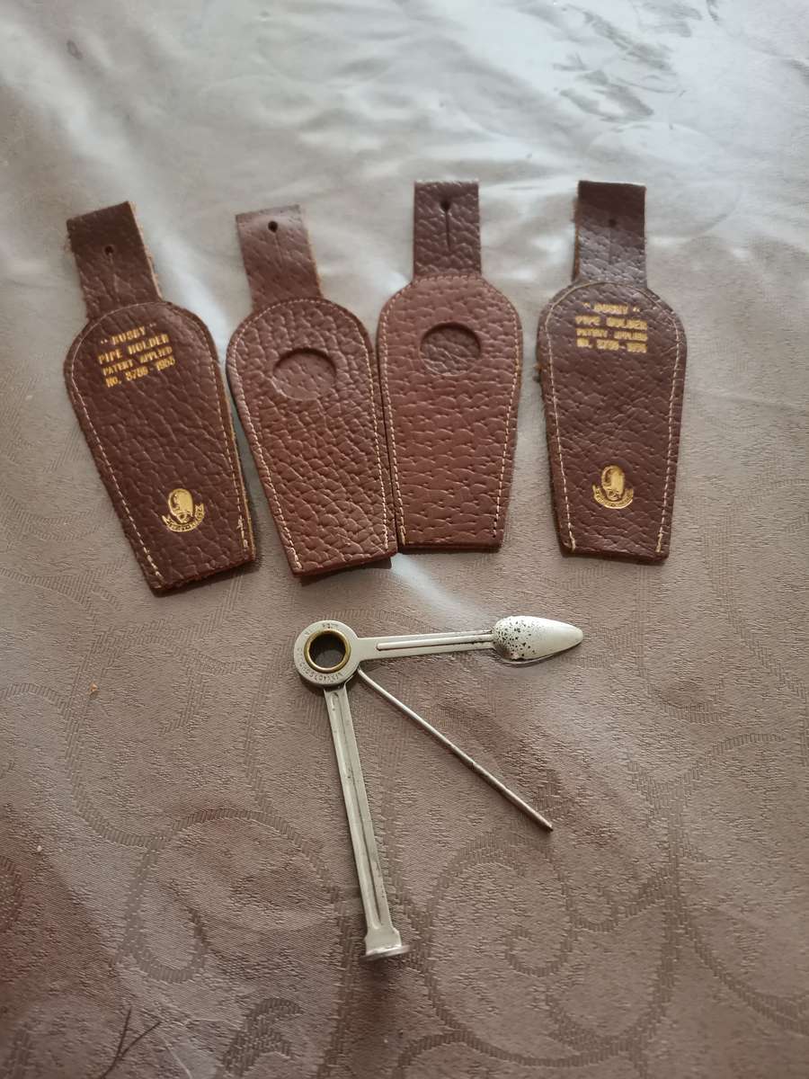 Vintage pipe tool and pipe holders