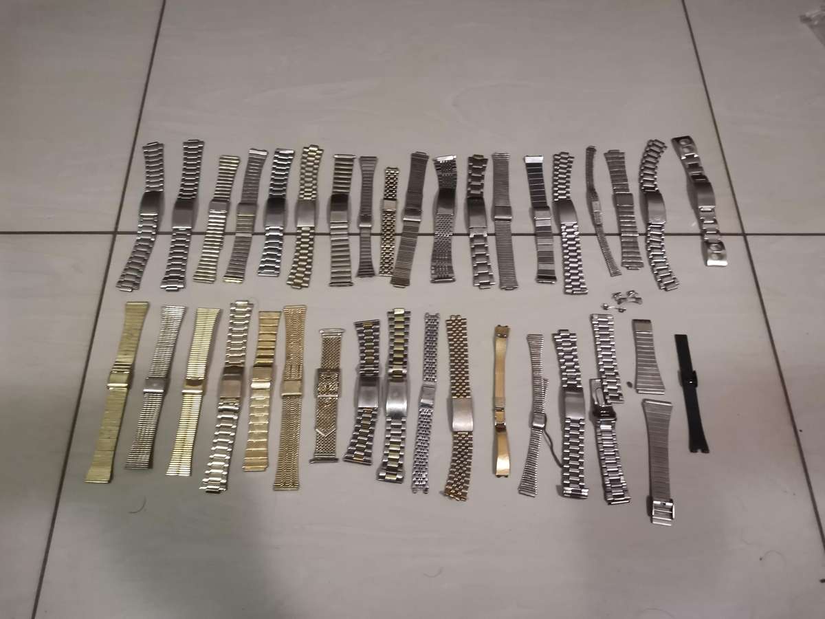 36 steel watch bracelets
