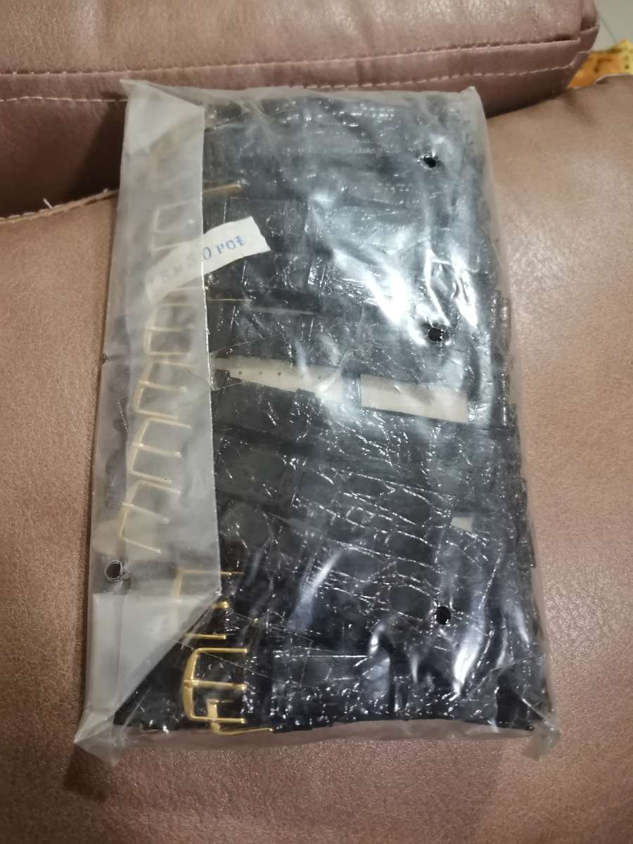 New old stock genuine leather watch straps