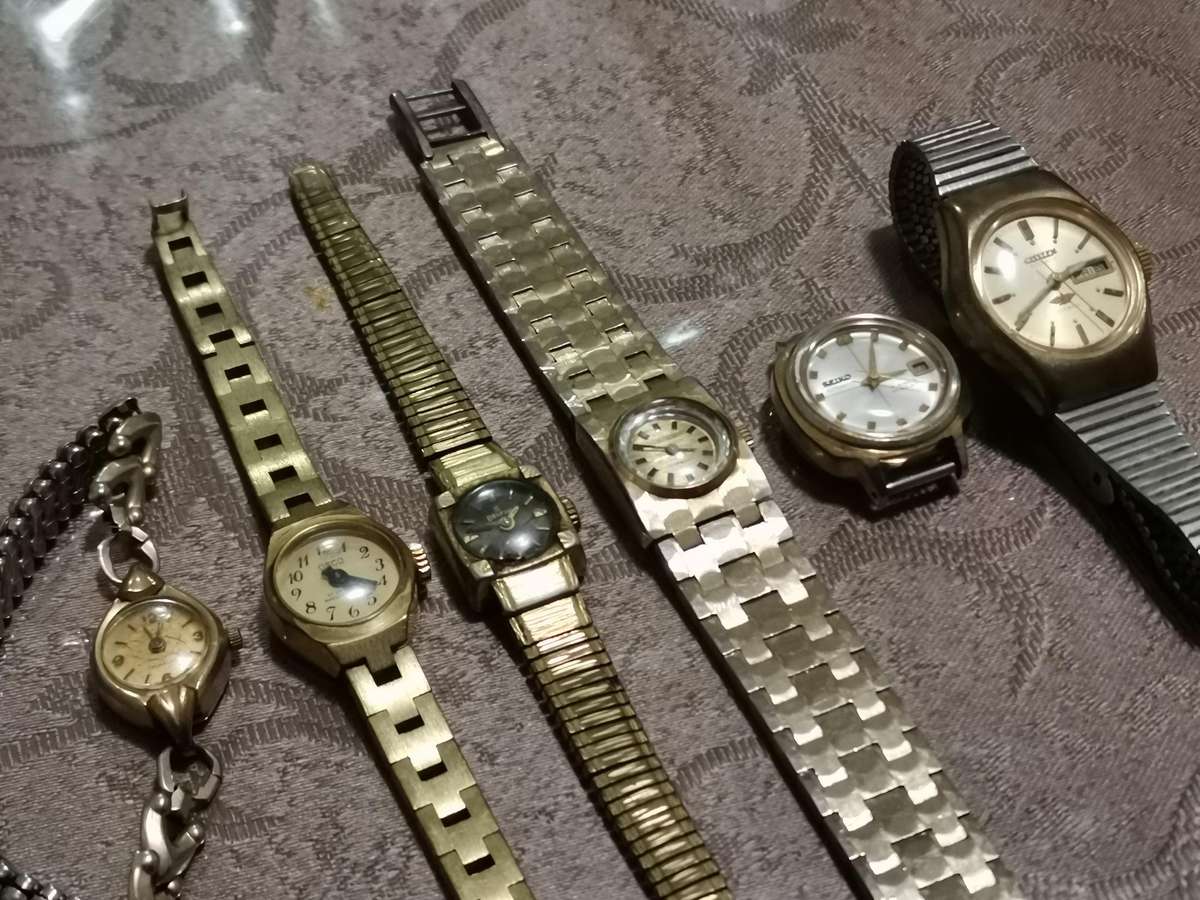 6 vintage ladies mechanical watches