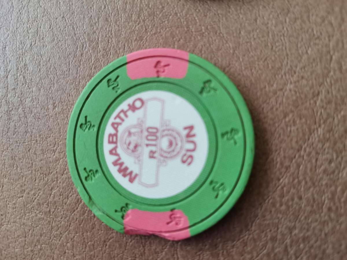 2 vintage casino chips