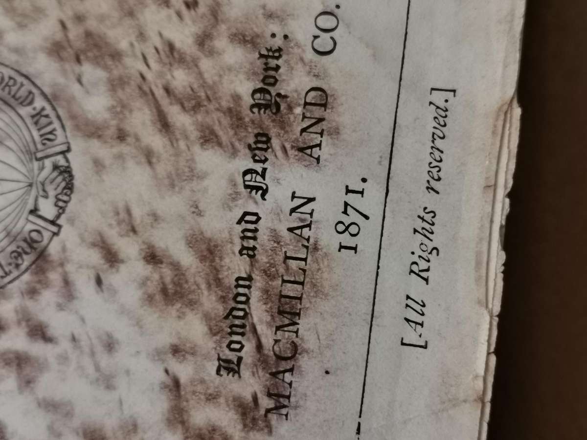 RARE 1871 the works of William Shakespeare the globe edition macmillan and Co