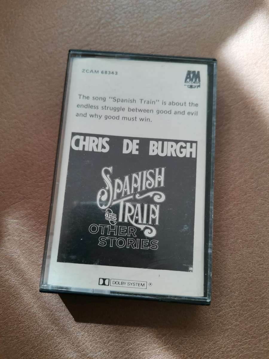Chris de burgh Spanish train and other stories original cassette tape