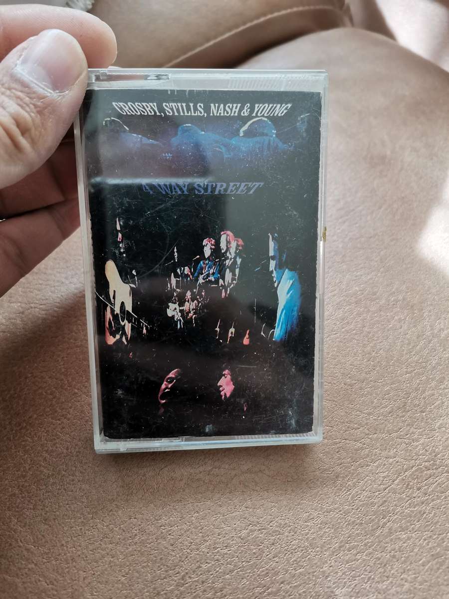 Crosby, stills, Nash & young 4 way street cassette tape