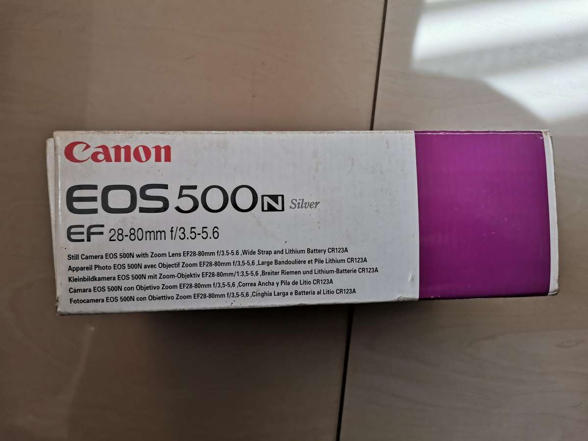 Canon Eos 500 n Sliver 35mm camera