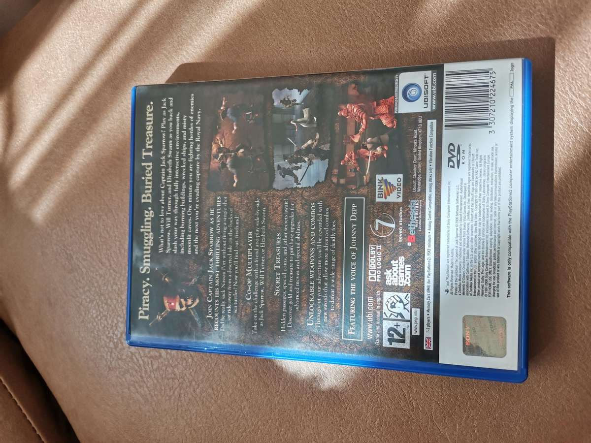 Pirates of the Caribbean the legend of Jack sparrow Playstation 2 game