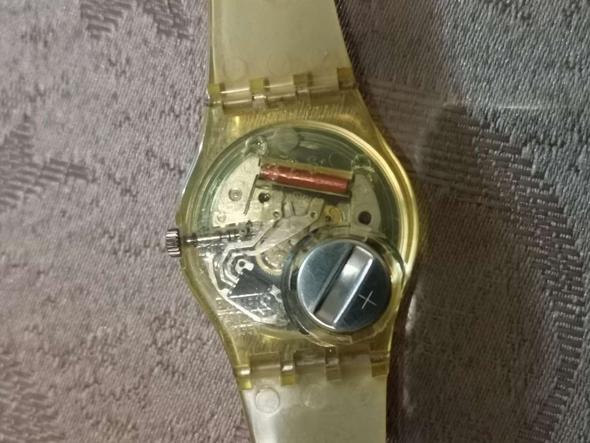 Vintage 1992 swatch baby face watch