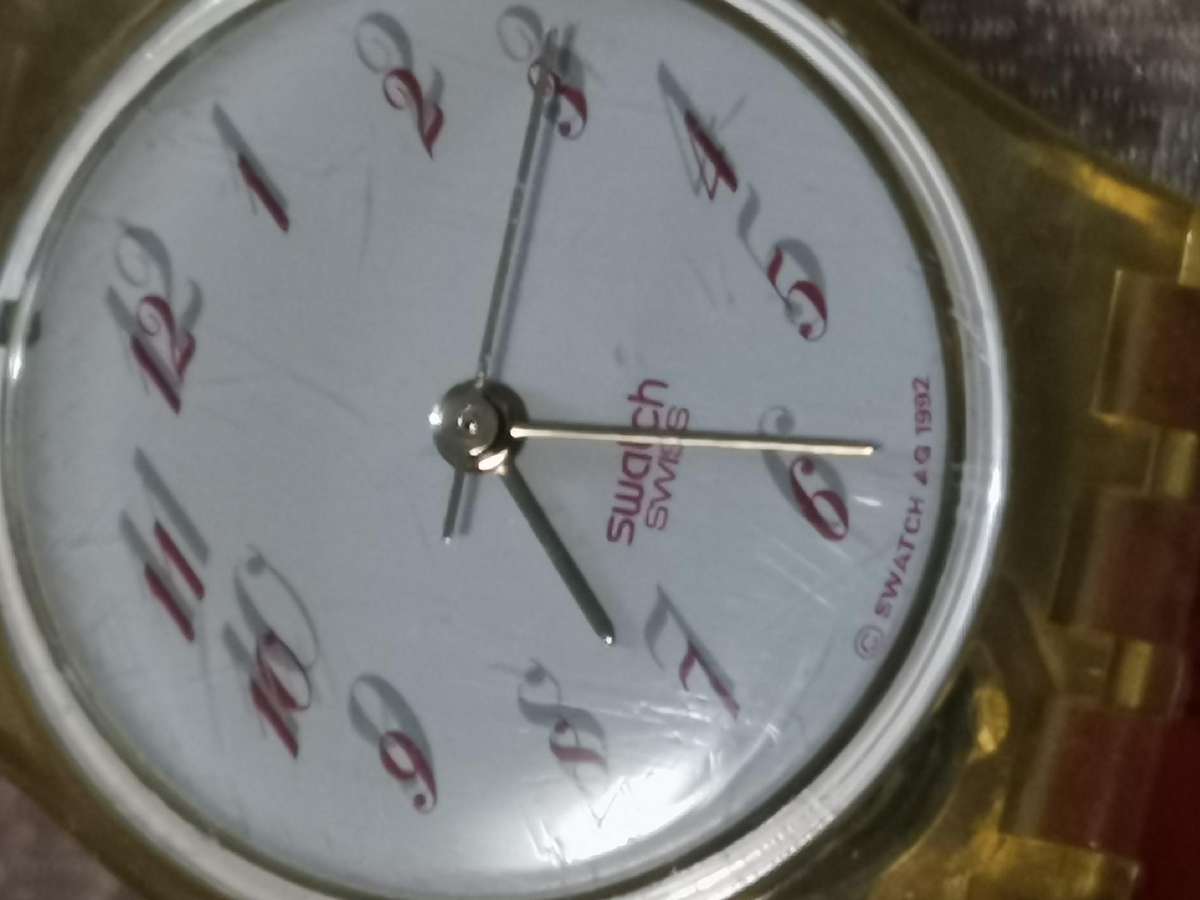 Vintage 1992 swatch baby face watch