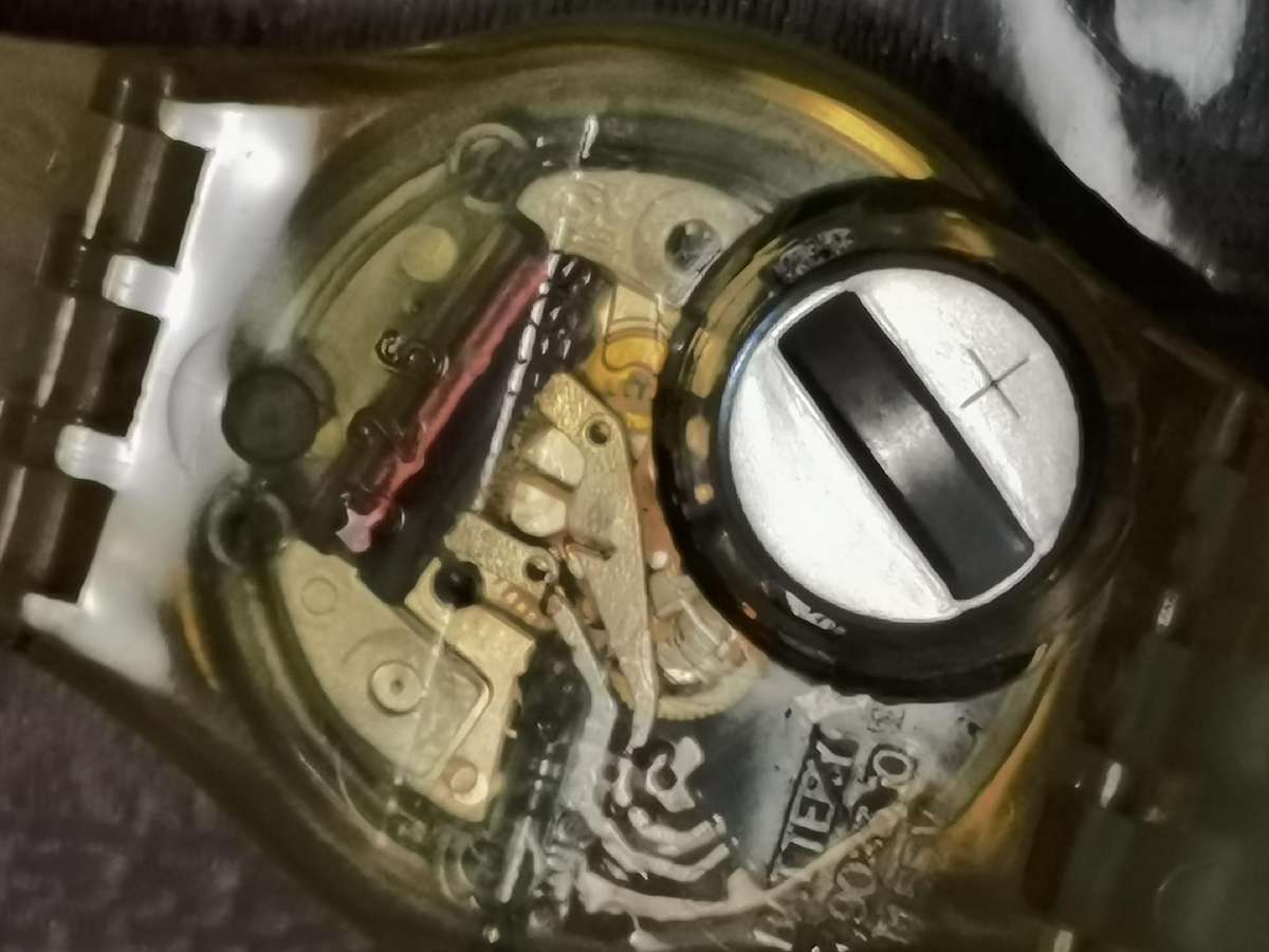 Vintage 1992 swatch baby face watch