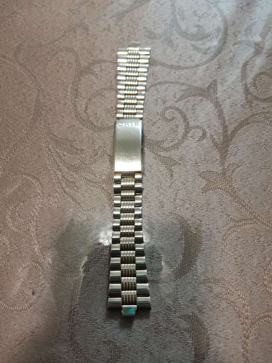 Vintage oris stainless steel watch bracelet