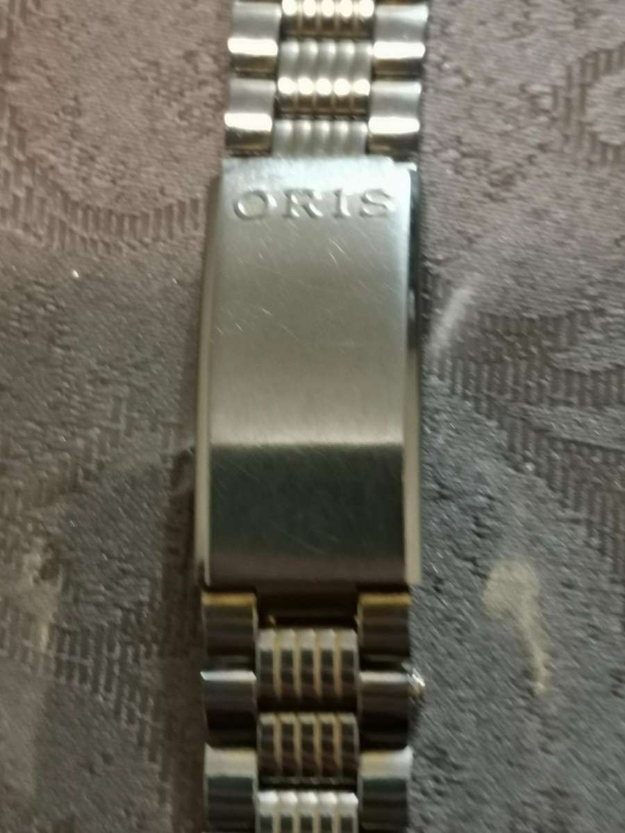 Vintage oris stainless steel watch bracelet