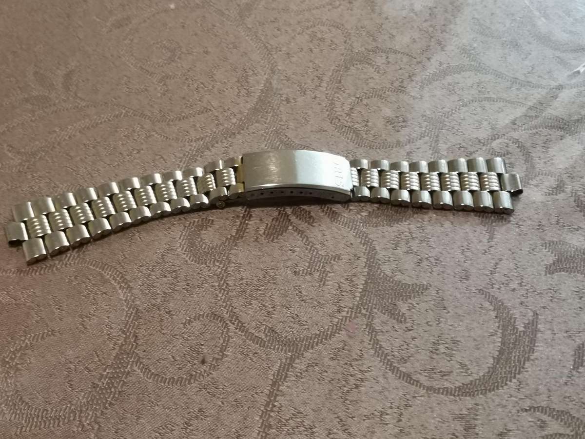 Vintage oris stainless steel watch bracelet