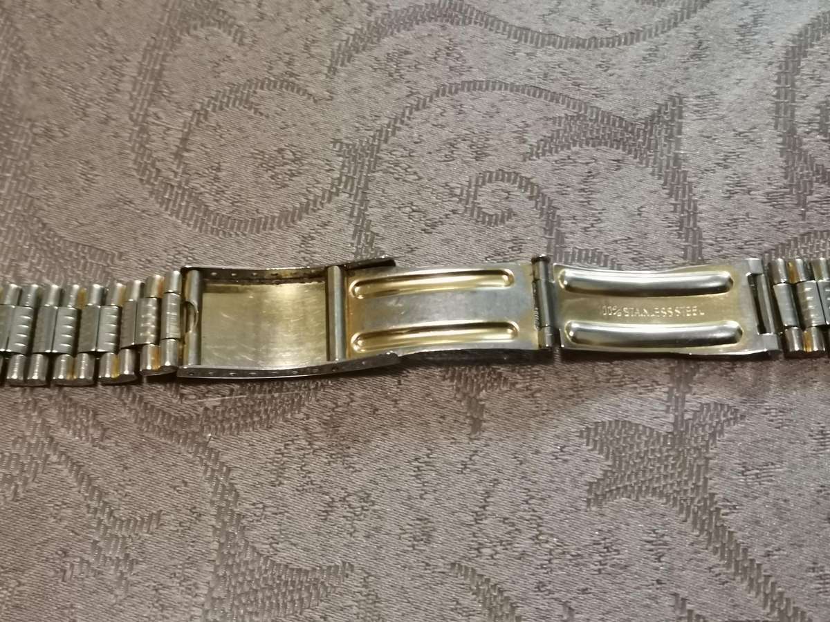 Vintage oris stainless steel watch bracelet